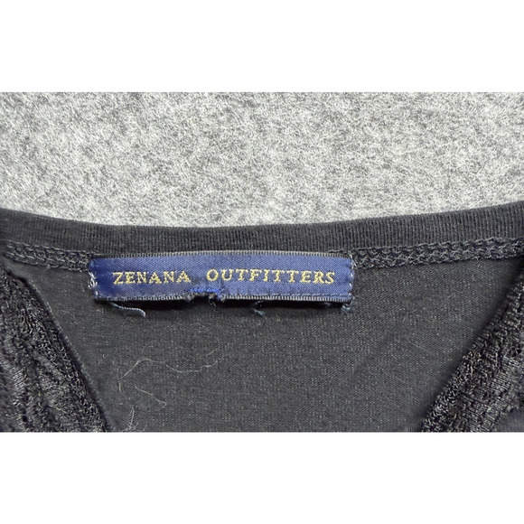 Zenana Outfitters Cami Top Womens Small Black Lace Trim Adjustable Straps Y2K - Picture 6 of 9